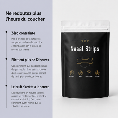 Bandes Nasales Anti Ronflement - Everdy